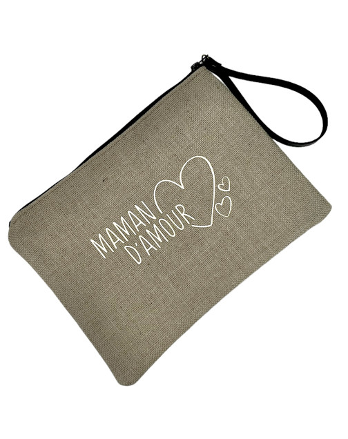 Pochette L, "Maman d'amour" anjou jute