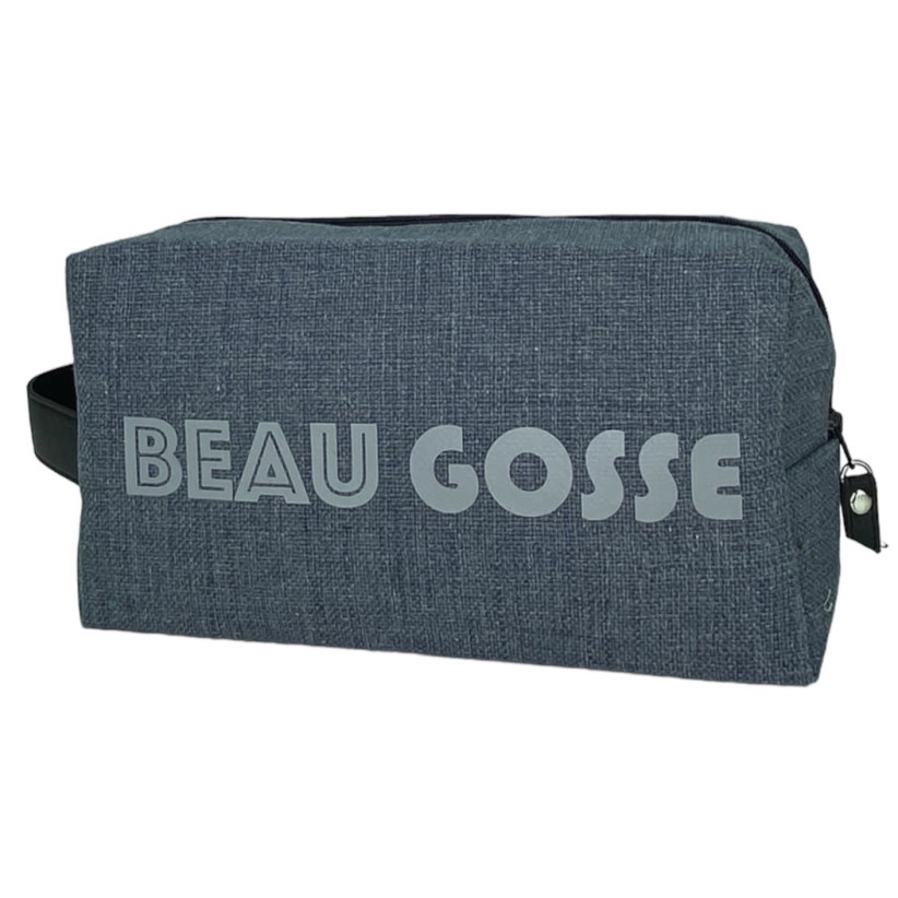 Trousse nomade M, "Beau gosse" anjou marine