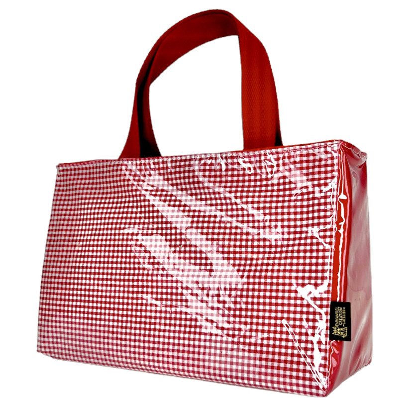 Sac isotherme S, "Vichy" rouge