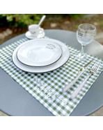 Set de table, "On ne met pas les coudes sur la table" Bistrot vert