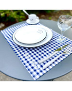 Set de table, "Mange et tais-toi" Bistrot marine