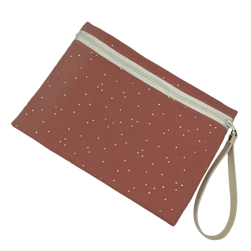 Pochette L, "Doux rêve" marsala