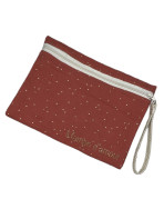 Pochette L, "Maman d'amour" doux rêve marsala