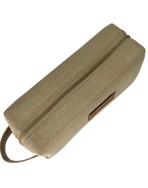 Trousse nomade S, "Scintillant" sable