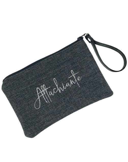 Pochette M, "Attachiante" anjou noir