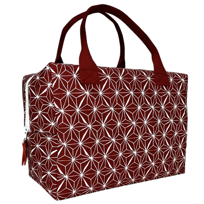 Sac isotherme Ice cube M, "Lucas" bordeaux