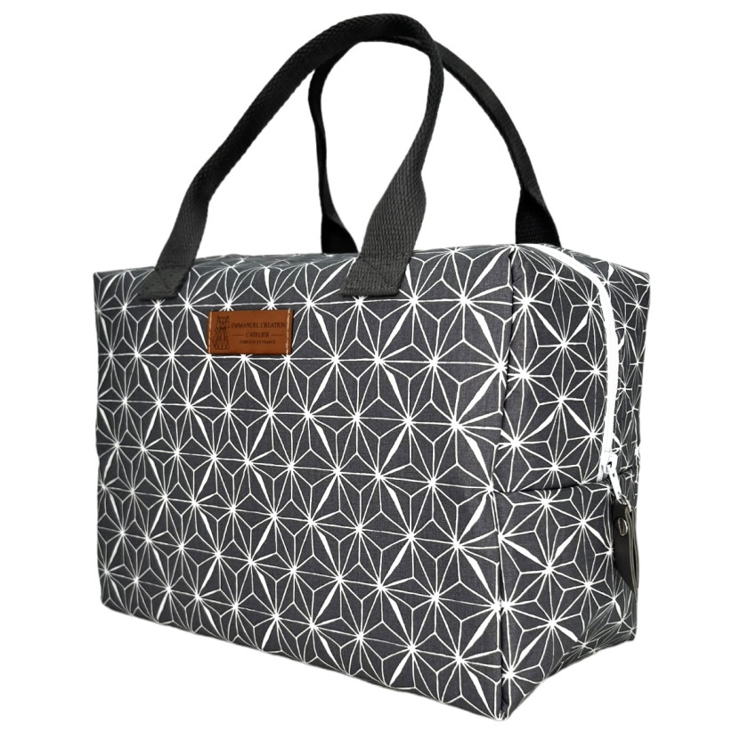 Sac isotherme Ice cube M, "Lucas" gris