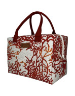 Sac isotherme Ice cube M, "Calédonie" corail, lot de 2