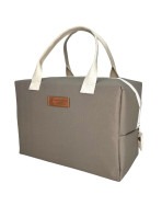 Sac isotherme Ice cube M, "Brooklyn" beige