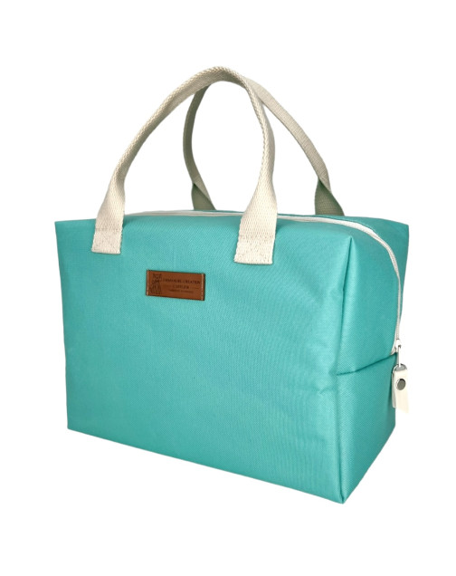 Sac isotherme Ice cube M, "Brooklyn" vert d'eau