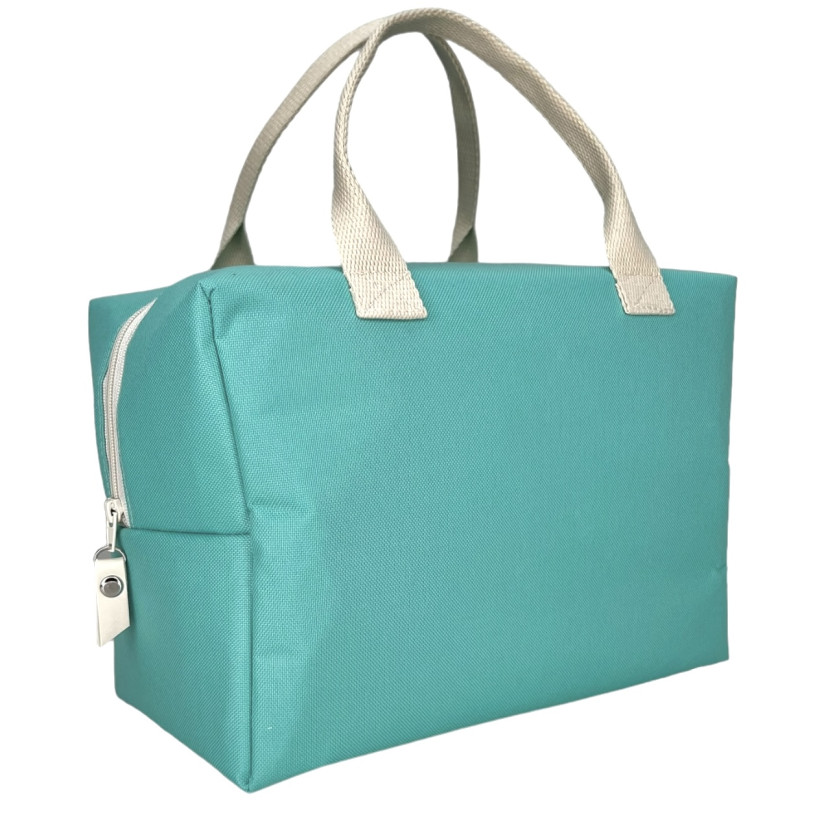 Sac isotherme Ice cube M, "Brooklyn" vert d'eau