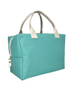 Sac isotherme ice cube M, "Brooklyn" vert d'eau, lot de 2