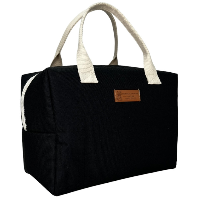 Sac isotherme Ice cube M, "Brooklyn" noir