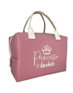 Sac isotherme Ice cube M, "Princesse en baskets", brooklyn rose poudre