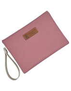 Pochette M, "Aimer c'est tomber amoureux de la même personne tous les jours" Brooklyn rose, lot de 2