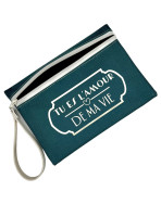 Pochette M, "Tu es l'amour de ma vie" Brooklyn jade, lot de 2