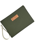 Pochette M, "Tu es l'amour de ma vie" Brooklyn kaki, lot de 2