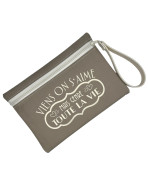 Pochette M, "Viens on s'aime mais genre toute la vie" Brooklyn beige