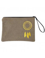 Pochette L madame, "Attrape rêve", naturel