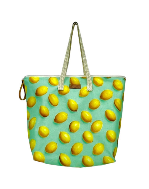 Sac cabas maxi Lucette, "Citron"