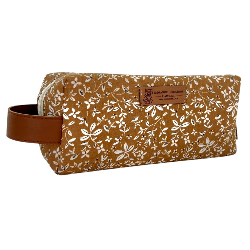 Trousse nomade S, "Apolline" camel