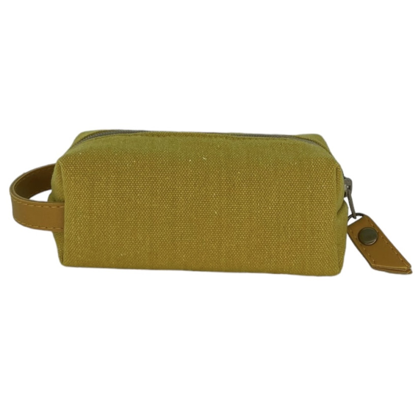 Trousse nomade XS, "Vercors" curry