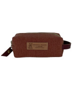 Trousse nomade XS, "Vercors" terracotta