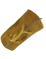 Sac polochon, "Parfaite avec pleins de jolis défauts", Velours côtelé camel