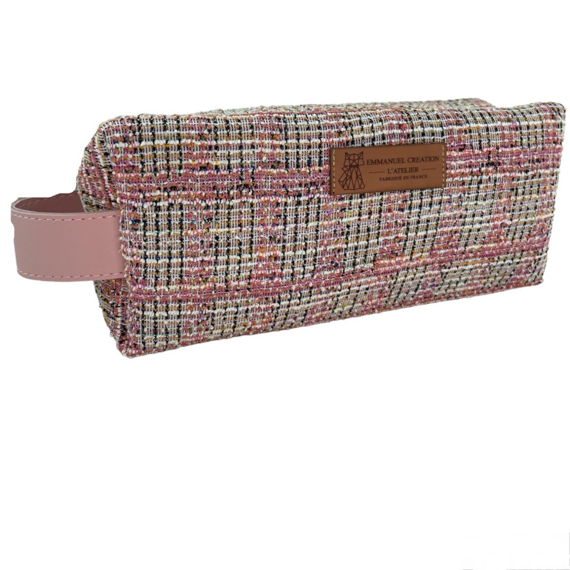 Trousse nomade S, "Coco" rose