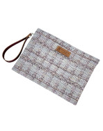 Pochette L, "Coco" prune