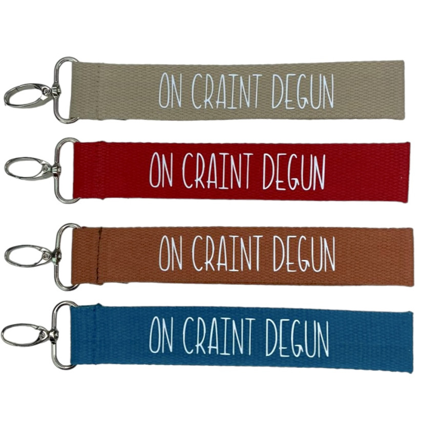 Porte clés sangle, "On craint degun"