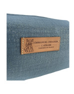 Trousse nomade S, "Scintillant" jeans