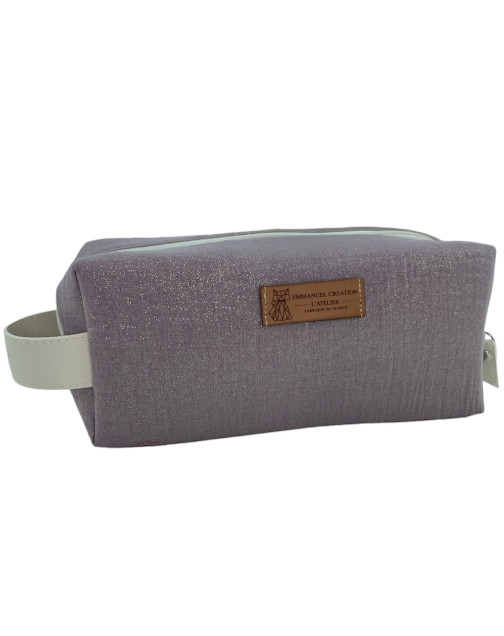 Trousse nomade S, "Scintillant" violet