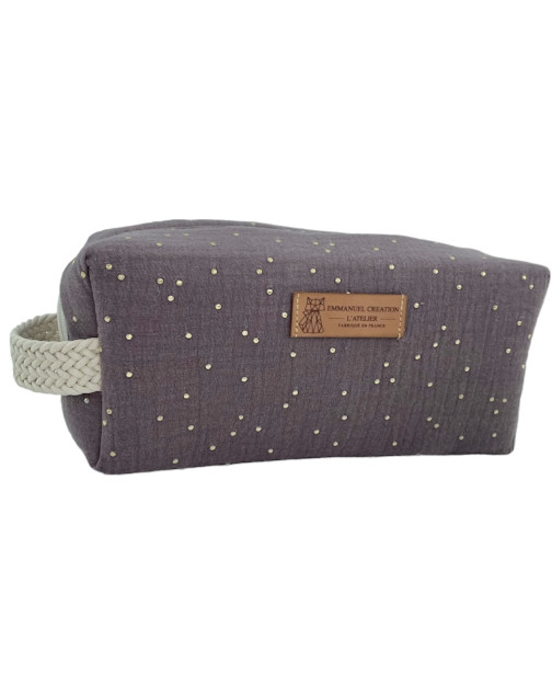 Trousse nomade S, "Doux rêve" violet