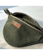 Sac banane, "Velours côtelé" kaki