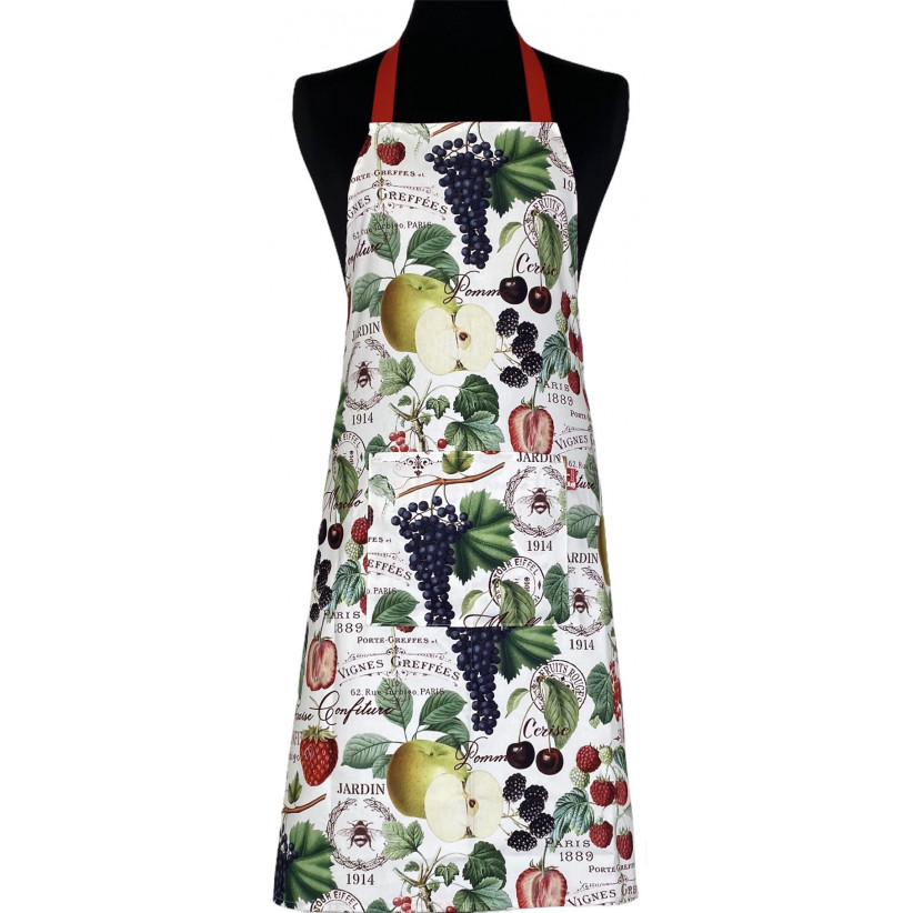 Tablier de cuisine, "Verger"