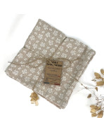 Serviettes de table "Apolline" nature, lot de 4