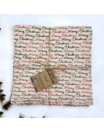 Serviettes de table "Merry Christmas", lot de 4