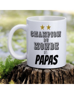 Mug, "Champion du monde des papas"