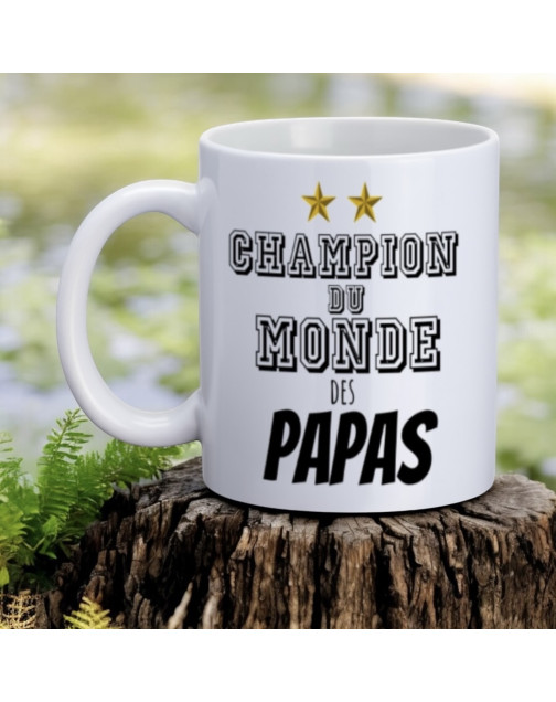 Mug, "Champion du monde des papas"