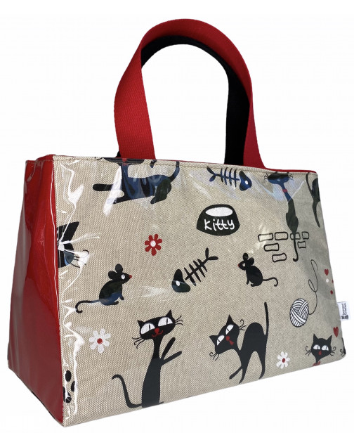 Petit sac isotherme, "Chat chat"