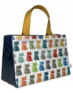 Sac isotherme S, "Chat pop blanc"