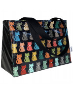 Sac repas isotherme, "Chat pop noir", taille M