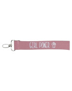 Porte clés sangle, "Girl power"