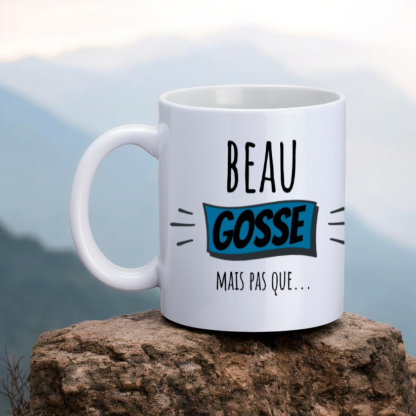 Mugs, "Beau gosse mais pas que..."
