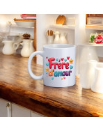 Mug, "Frère d'amour (multico)"