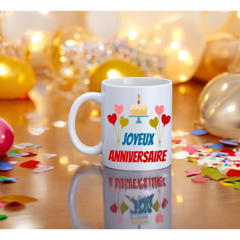 Mugs, "Joyeux anniversaire"