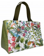 Sac isotherme S, "Jungle blanc"
