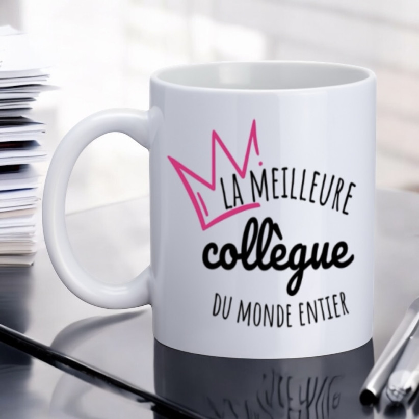 Mug, "La meilleure collègue du monde entier"