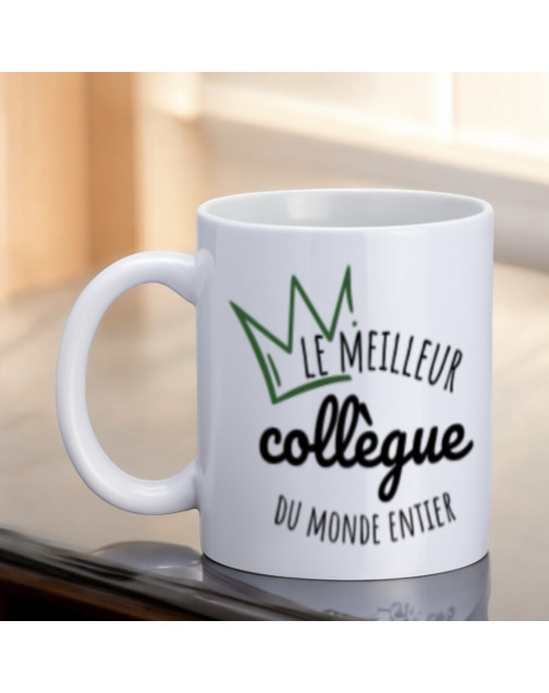 Mug, "Le meilleur collègue du monde entier"